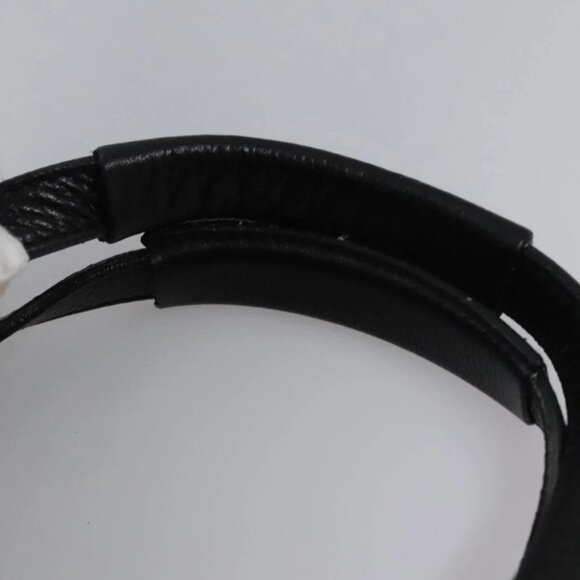 Chloe Mr Paddington Hand Bag Leather Black Silver Auth 113730V - Picture 8 of 15